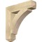 Ekena Millwork Thorton Craftsman Rough Sawn Bracket, Douglas Fir, 4"W x 20"D x 20"H BKT04X20X20THR04RDF - alternate 1